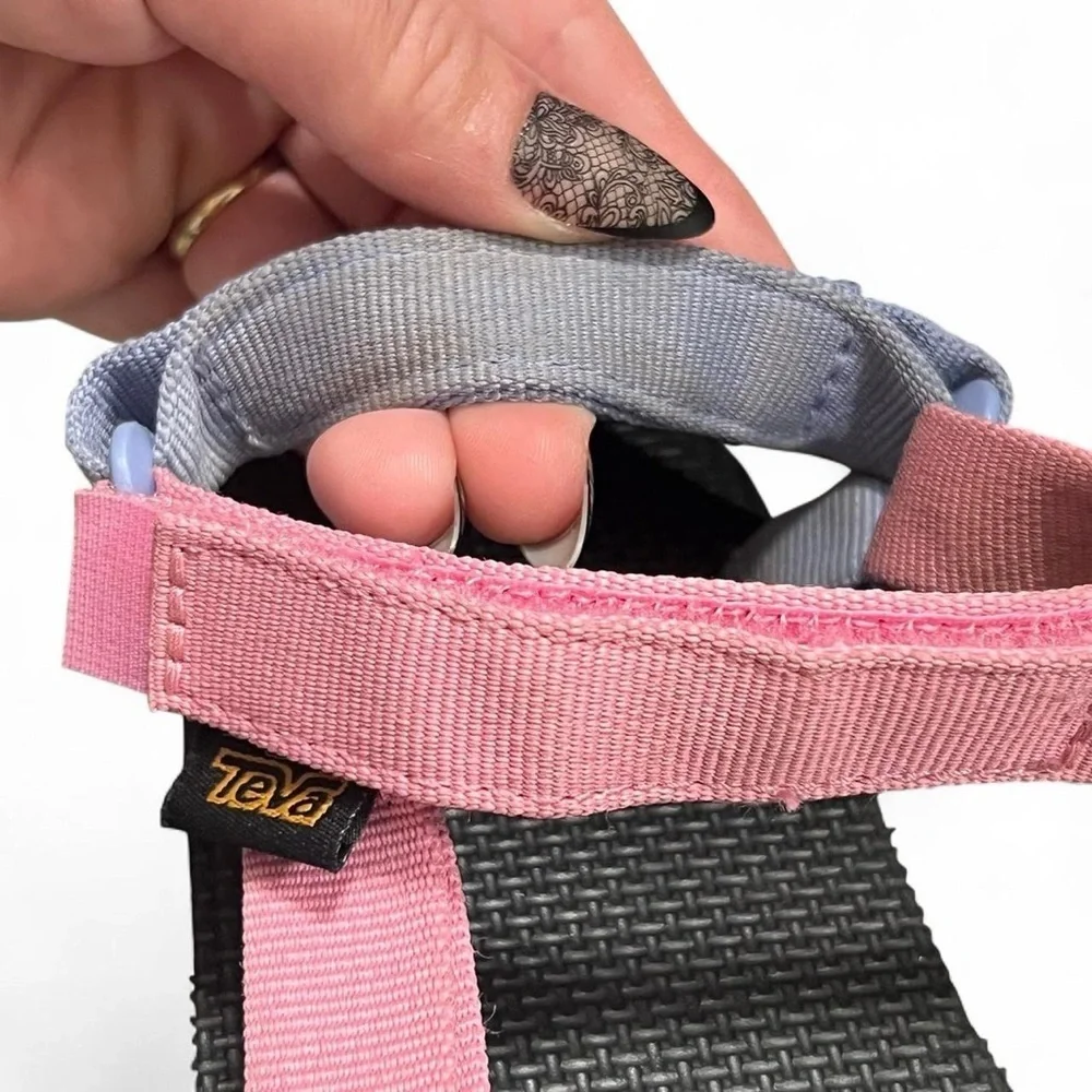 Teva Pink, yellow & blue sandals